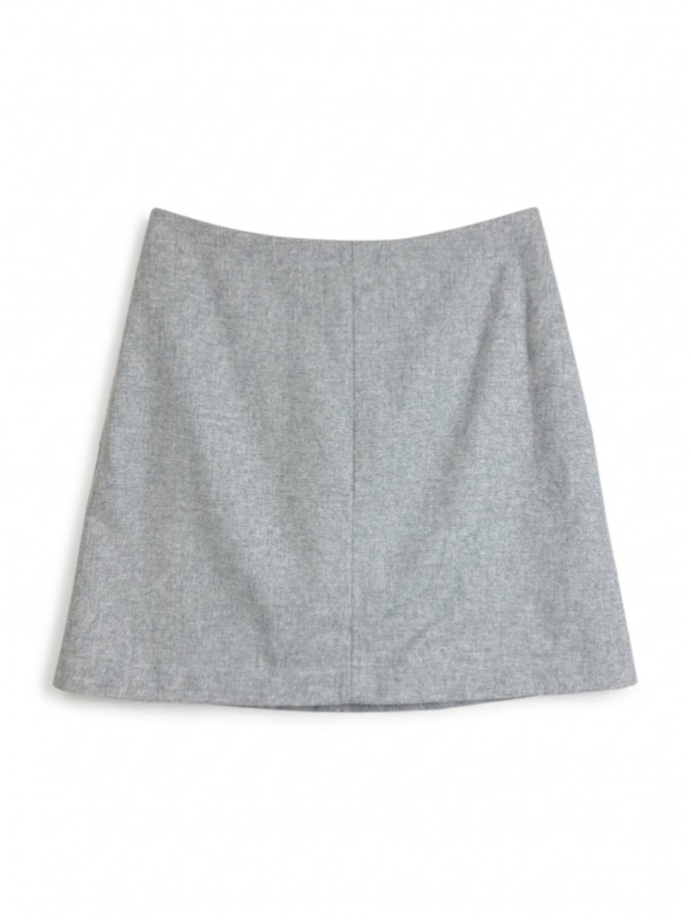 ARITZIA WILFRED Classic Gray Mini Skirt Cashmere Blend, Sz 6